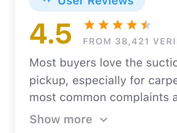 BuyScout AI Insights showing pros and cons summary